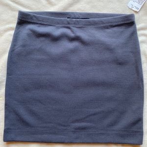 Basic grey body con skirt